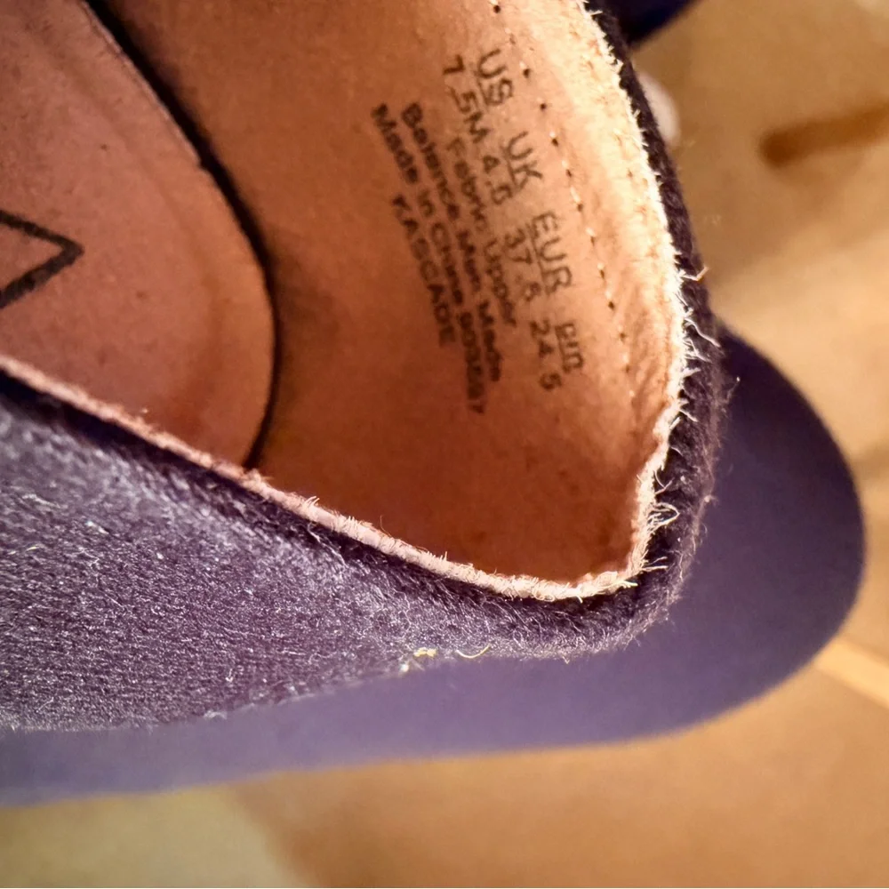 Black Espadrille Wedge Shoes